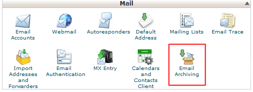 فعال سازی ایمیل آرشیو سی پنل و نحوه ی استفاده در وب میل (Email Archiving)