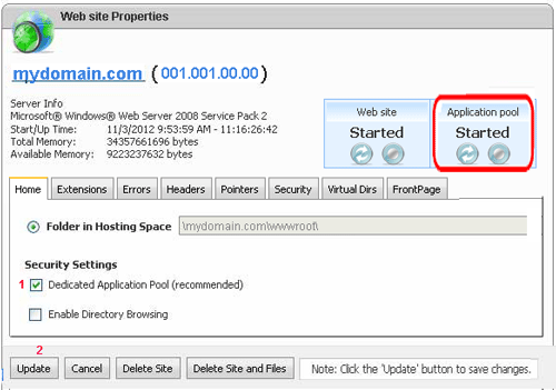 ری استارت اپلیکیشن پول